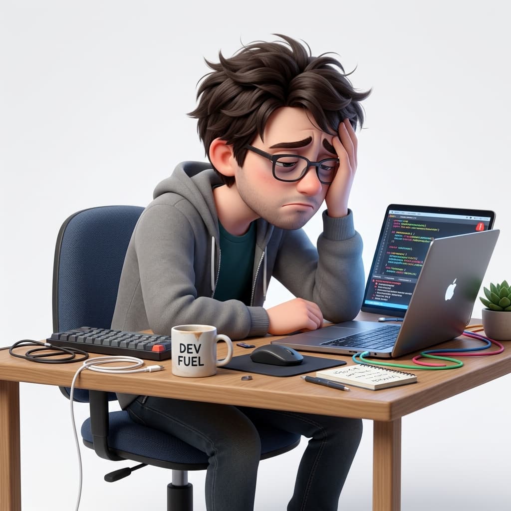 Tired developer without Lazee